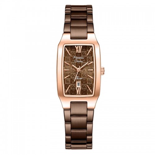 Alexandre Christie AC 2455 Rosegold Brown Motif LDFROBO1